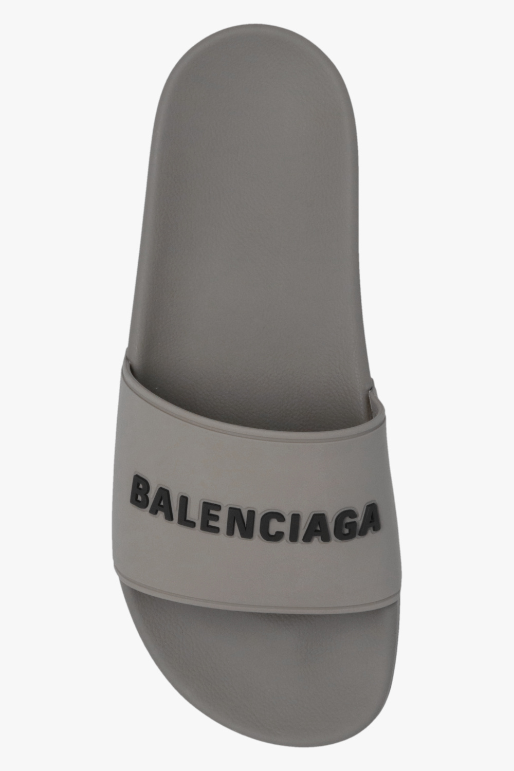 Grey balenciaga hot sale slides